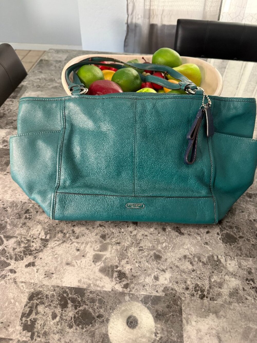 Coach Park Leather Tote Bag